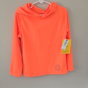 Gap Orange Hooded Rashgaurd Top